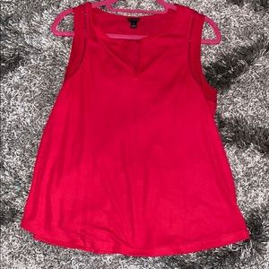 Magenta dress tank top